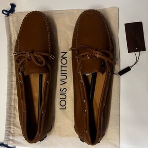 Louis Vuitton brown Men's Slip-On Loafers